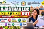 Rajasthan LDC Result 2026 Out – RSSB Clerk