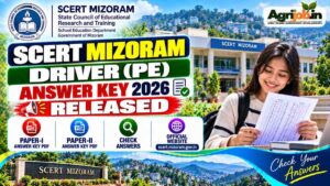 SCERT Mizoram Driver PE Answer Key 2026