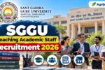 SGGU Teaching Academic Staff Recruitment 2026
