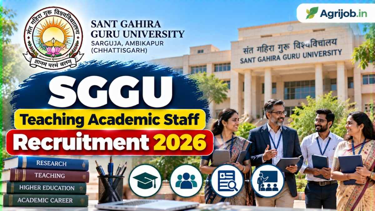 SGGU Teaching Academic Staff Recruitment 2026