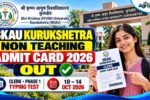 SKAU Kurukshetra Non Teaching Admit Card 2026 Out