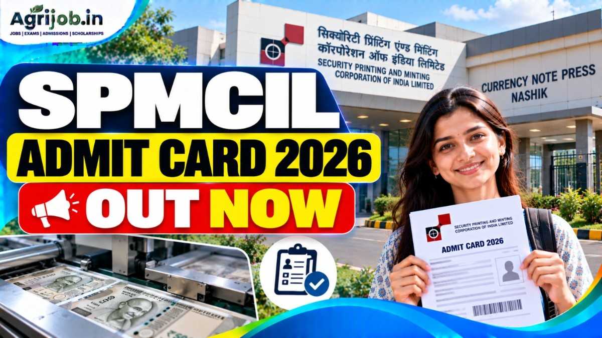 SPMCIL Admit Card 2026 Out