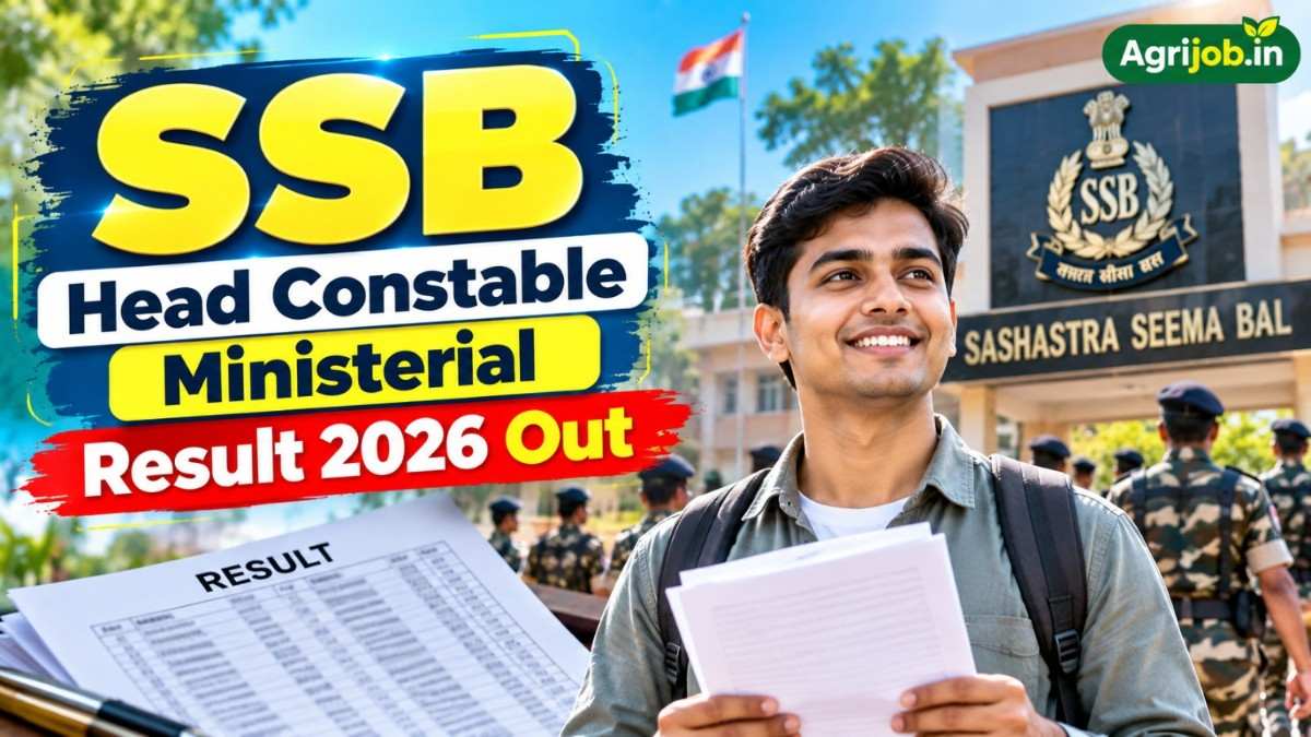 SSB Head Constable Ministerial Result 2026 Out