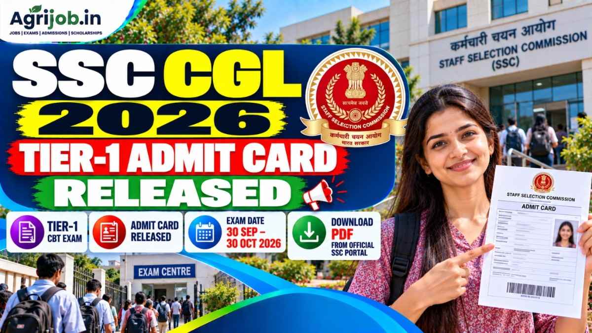 SSC CGL 2026 Tier-1 Admit Card Out