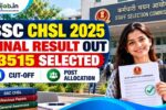 SSC CHSL 2025 Final Result Out