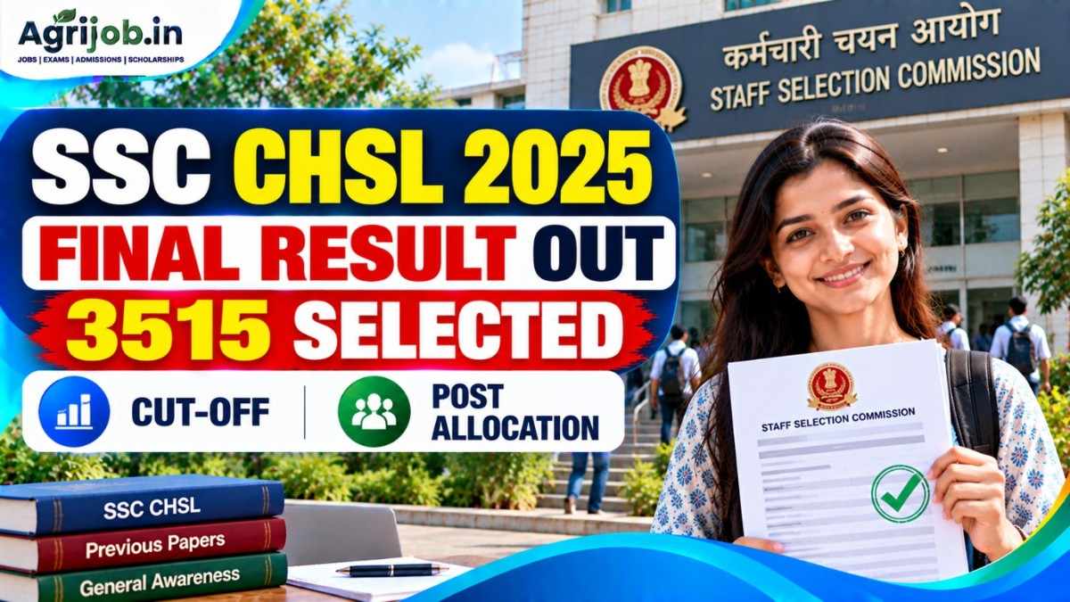 SSC CHSL 2025 Final Result Out