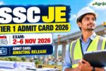 SSC JE Tier 1 Admit Card 2026
