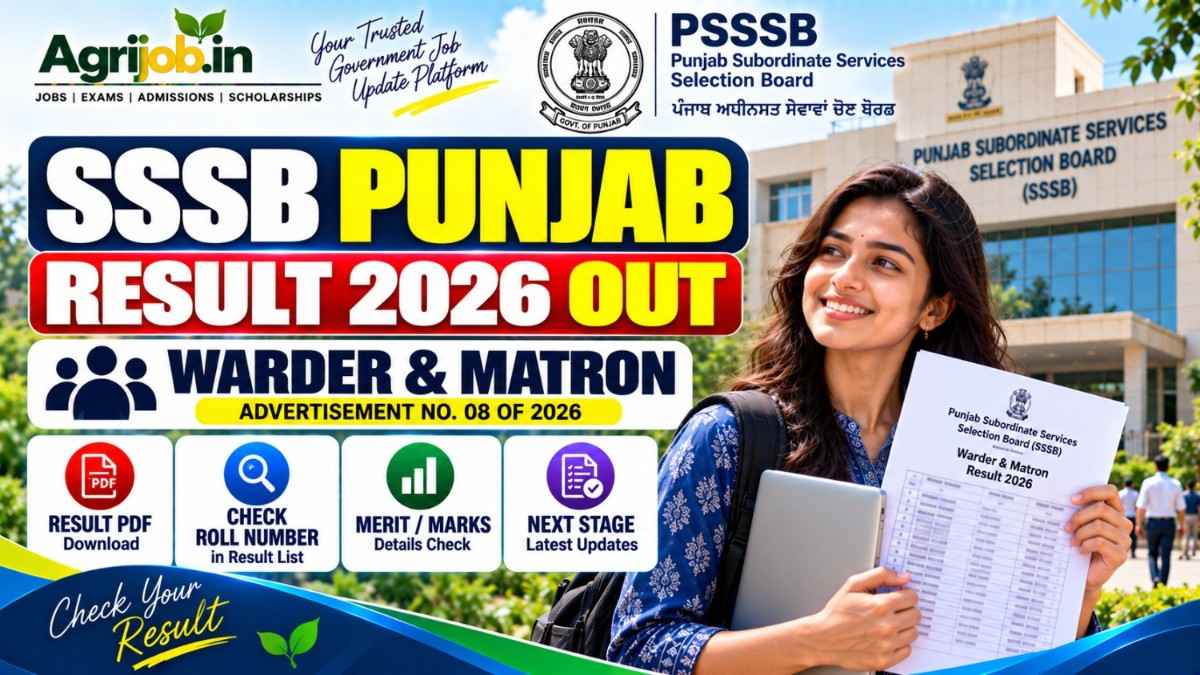 SSSB Punjab Result 2026 Out