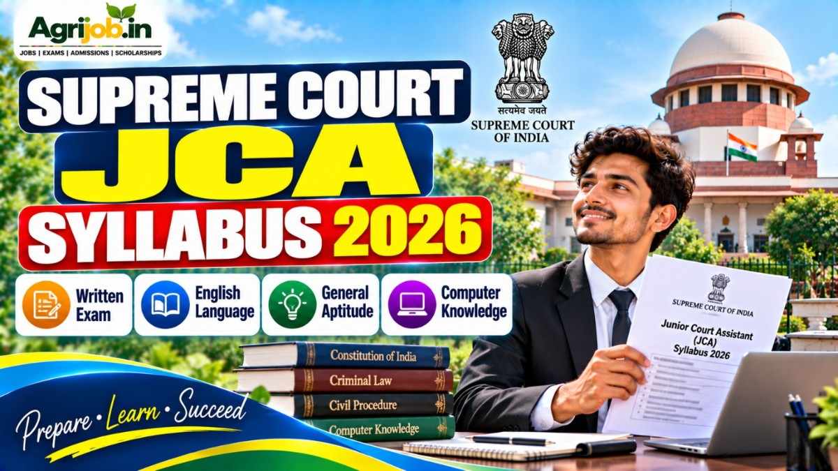 Supreme Court JCA Syllabus 2026