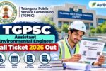 TGPSC Assistant Environmental Engineer Hall Ticket 2026 Out