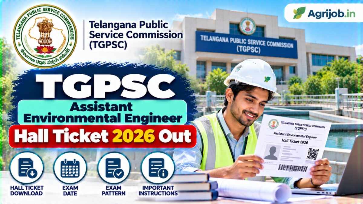 TGPSC Assistant Environmental Engineer Hall Ticket 2026 Out