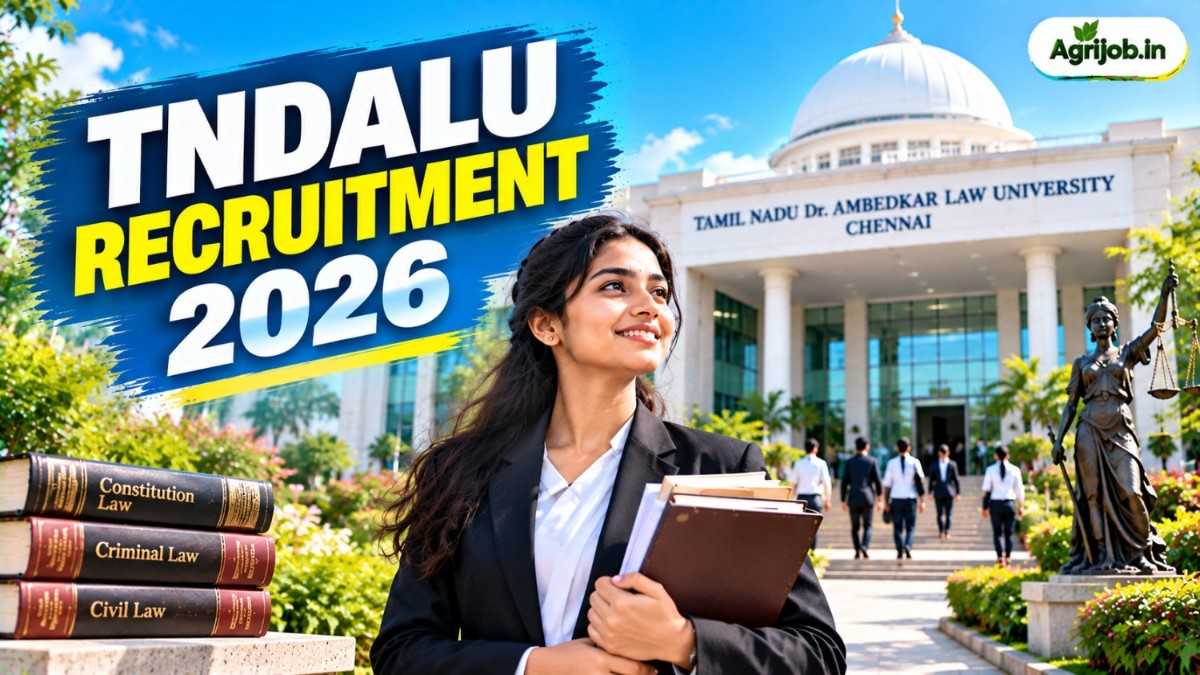TNDALU Recruitment 2026