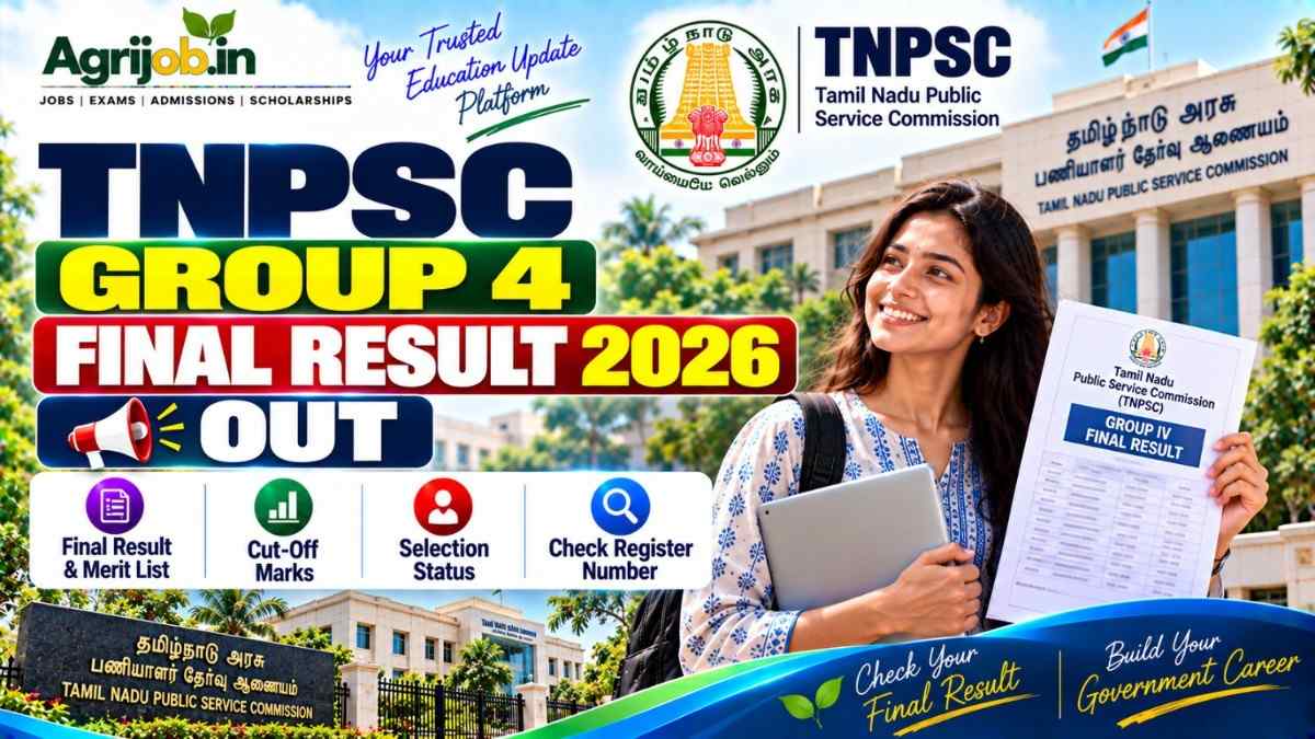 TNPSC Group 4 Final Result 2026 Out