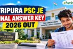 Tripura PSC Junior Engineer Final Answer Key 2026