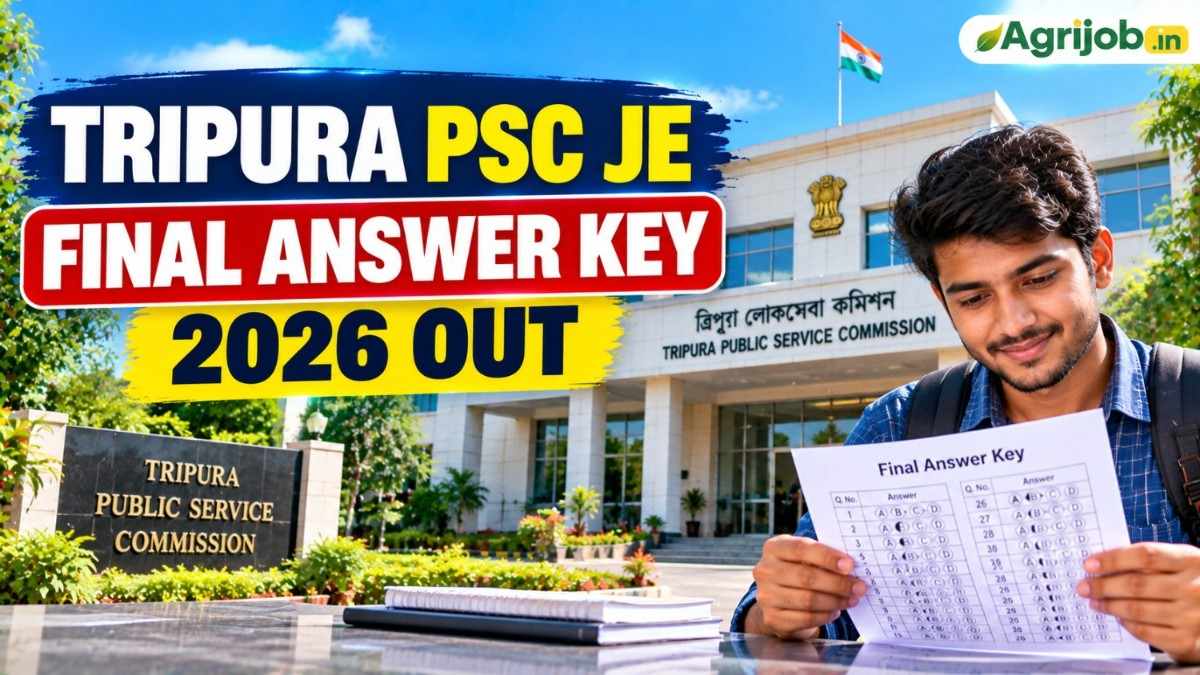 Tripura PSC Junior Engineer Final Answer Key 2026