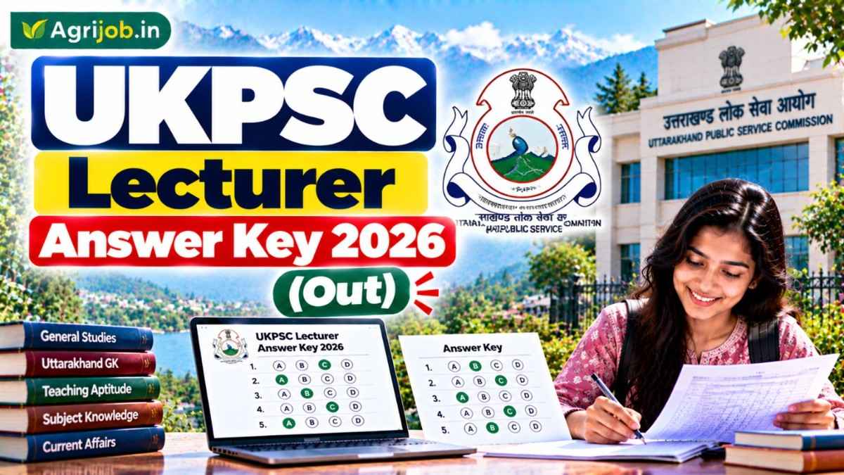 UKPSC Lecturer Answer Key 2026 (Out)