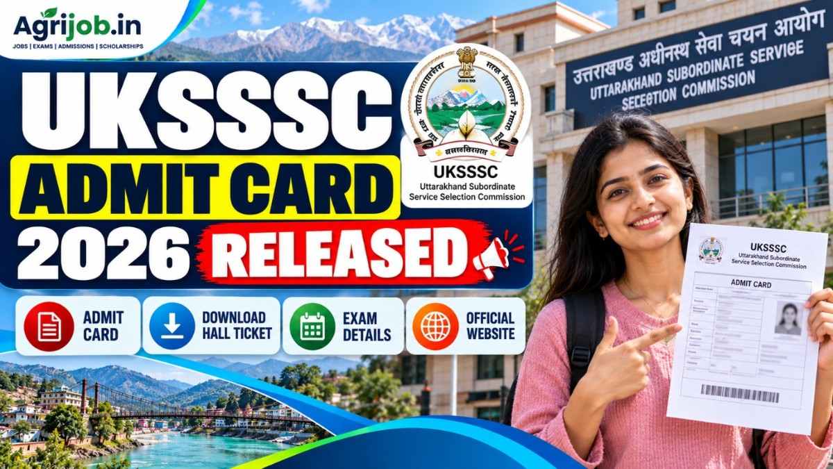 UKSSSC Admit Card 2026 Released