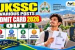 UKSSSC Various Posts Admit Card 2026 Out