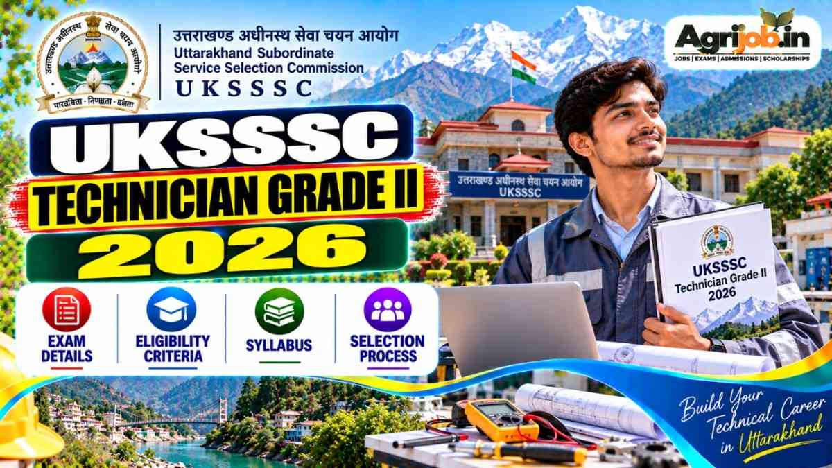 UKSSSC Technician Grade II 2026