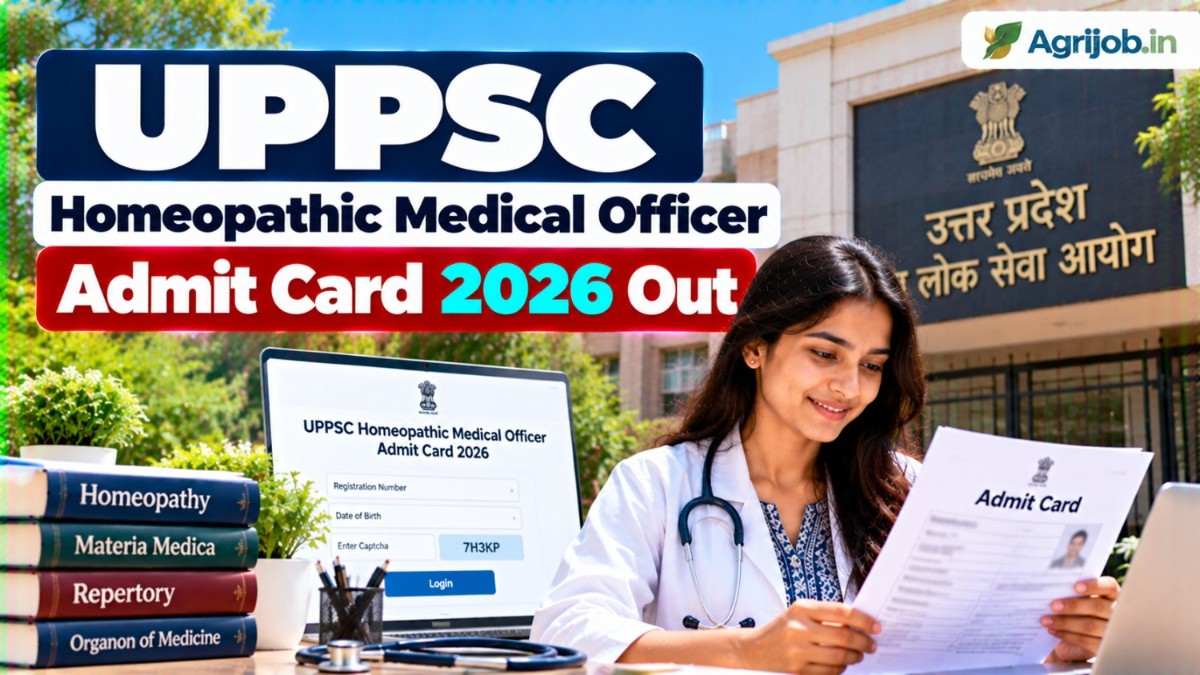 UPPSC Homeopathic Medical Officer Admit Card 2026 Out