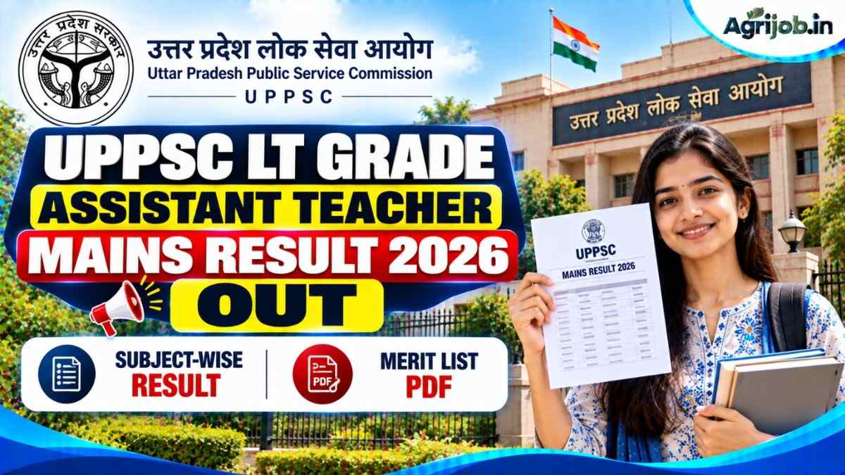 UPPSC LT Grade Assistant Teacher Mains Result 2026 Out