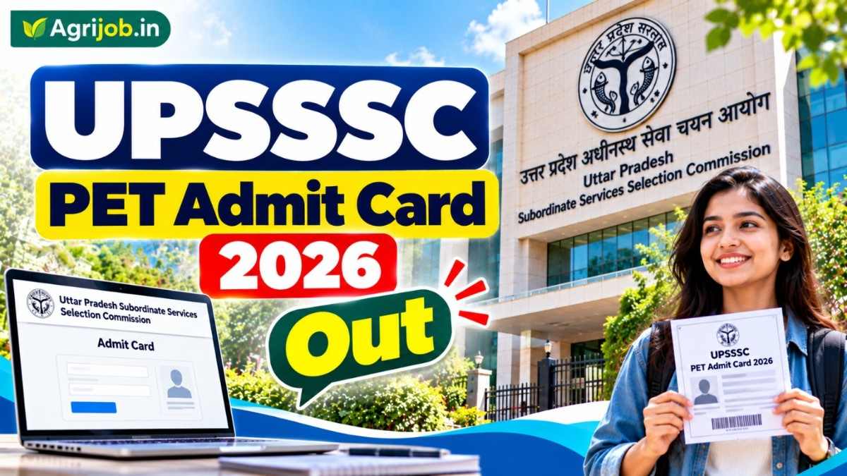 UPSSSC PET Admit Card 2026 Out