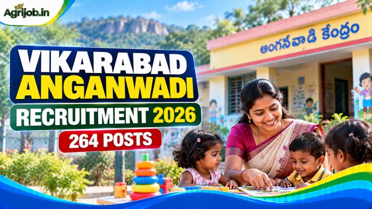 Vikarabad Anganwadi Recruitment 2026