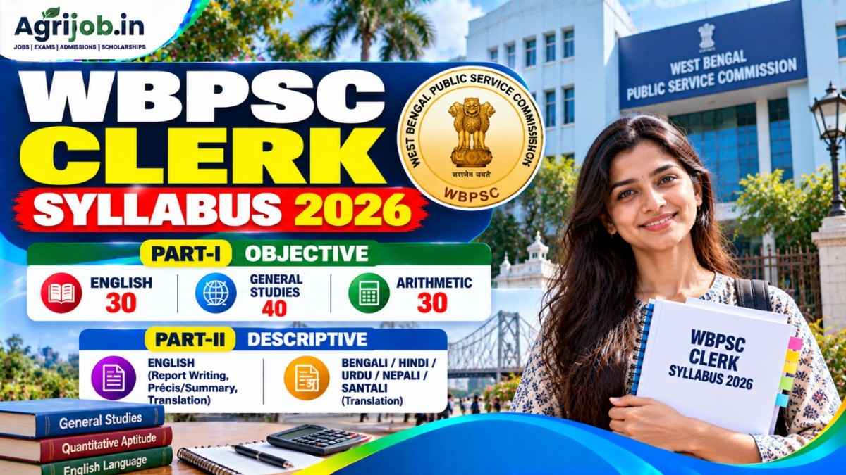 WBPSC Clerk Syllabus 2026