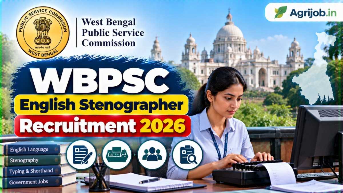 WBPSC English Stenographer Recruitment 2026