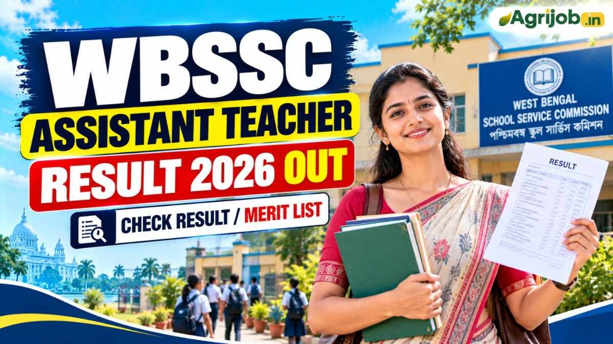 WBSSC Assistant Teacher Result 2026 Out