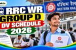 RRC WR Group D DV Schedule 2026
